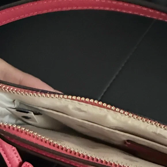 kate spade Hot Pink Leather Crossbody Wristlet with Gold Hardware - Picture 3 of 4